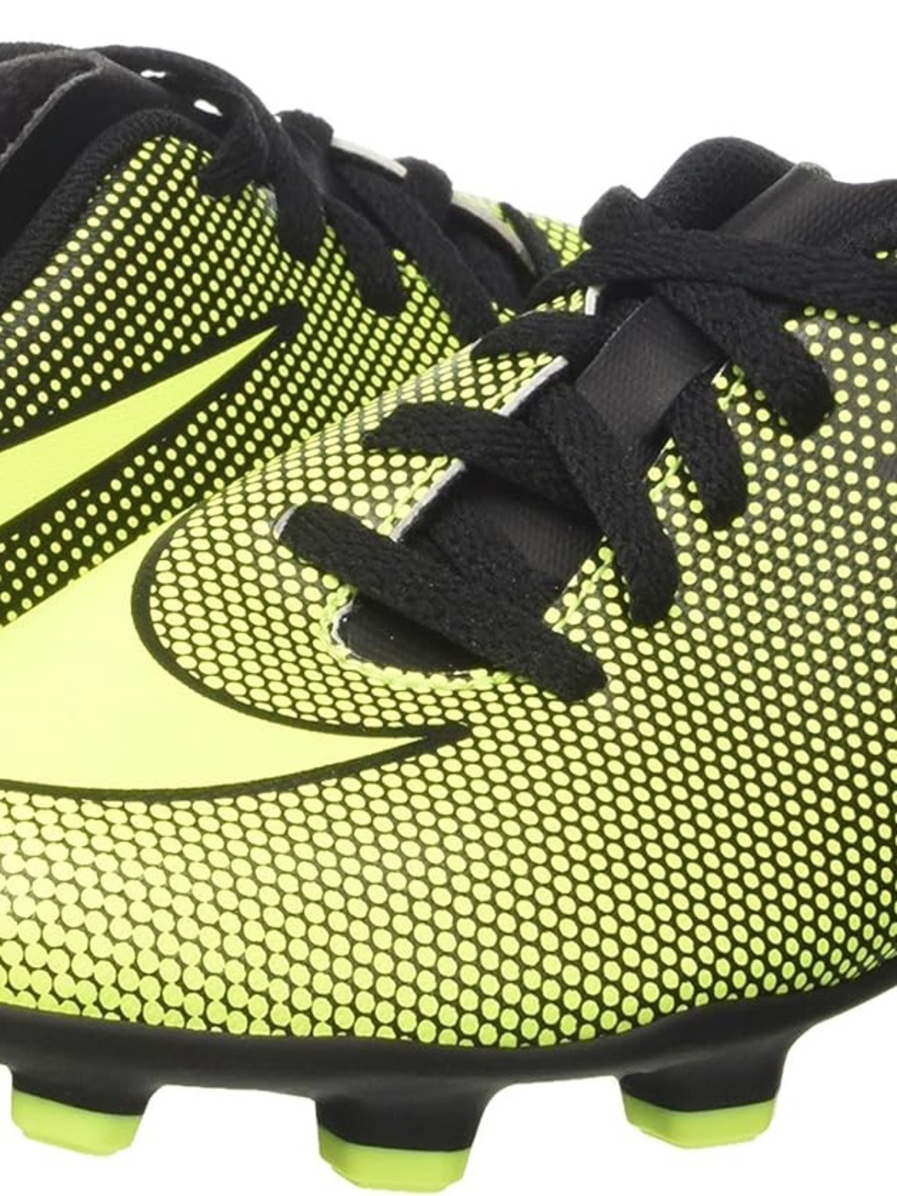 Nike Bravata II FG Neon Yellow and Black Soccer Cleats
